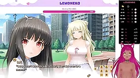 LewdNeko's adorable adventure in a sensual anime game
