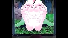 Cheryl's Pokemon foot fetish tribute in Hentai style
