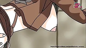Eren's animated erotic journey with Annie in Japanese Hentai game