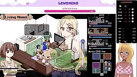 LewdNeko's latest anime game features big tits and steamy memories
