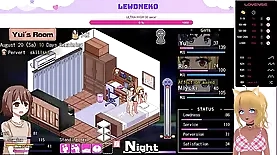 LewdNeko's sensual journey in a Japanese erotic video game