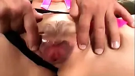 Katsuni, a professional makeup artist, enjoys a large penis in her anus and receives a facial ejaculation