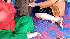 Indian couple Netu and her husband indulge in a threesome with Desi Sara, featuring a handjob, doggy-style vaginal penetration, and light spanking after playing with her rear end. This video is categorized as amateur and includes performers AlexJan, Amroz
